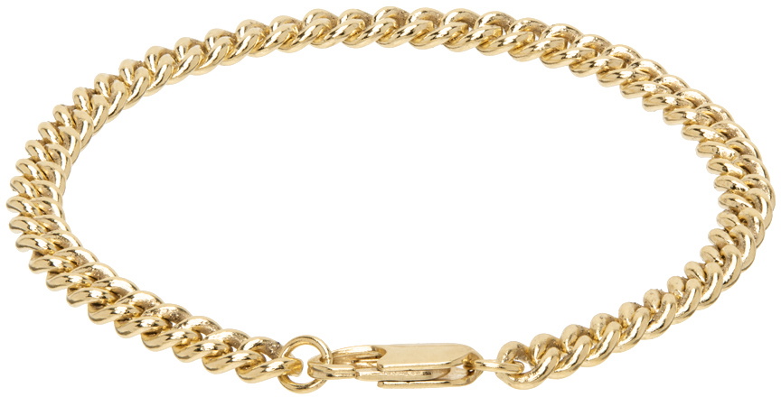 Laura Lombardi Gold Curb Chain Bracelet