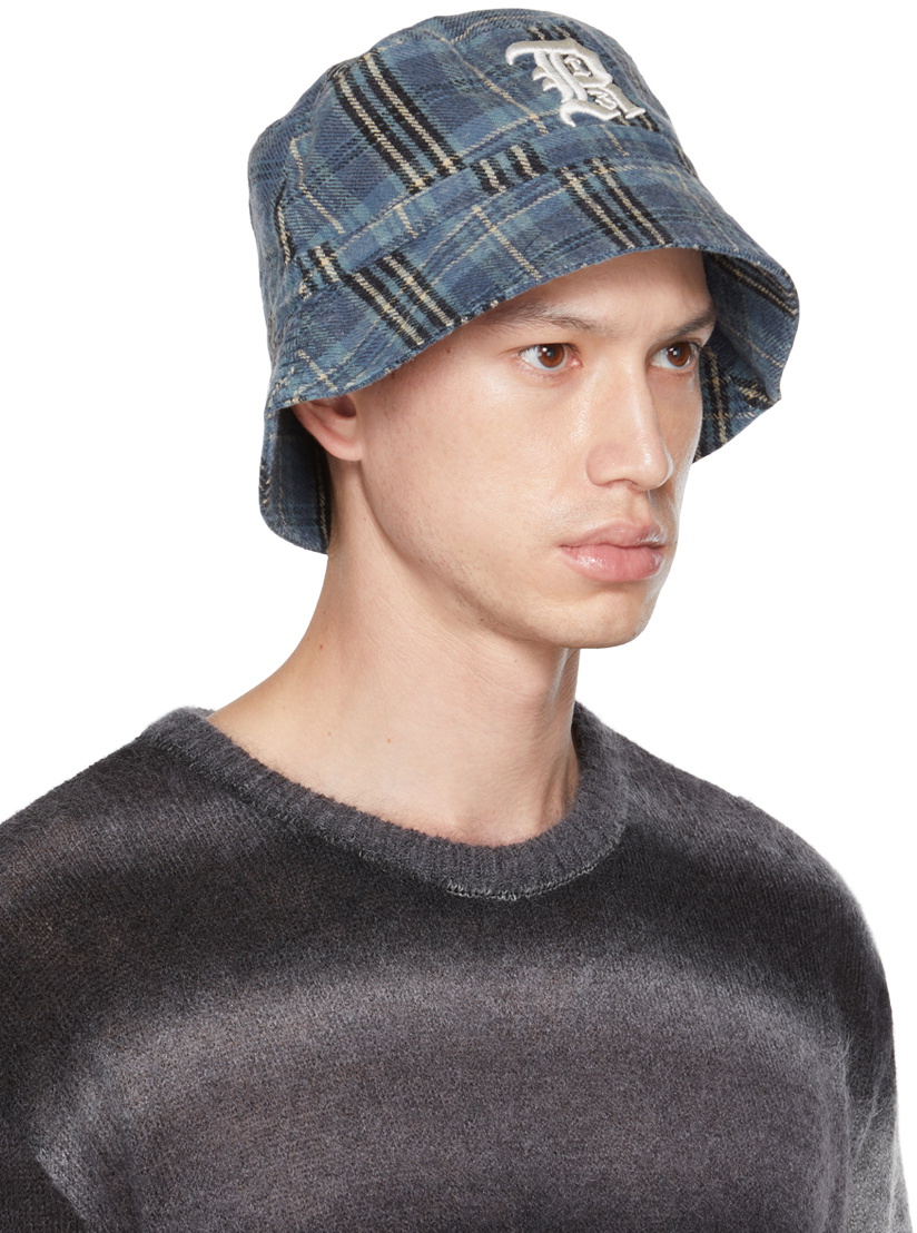 R13 Blue Layered Bucket Hat