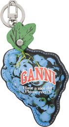 GANNI Blue Grape Coin Pouch