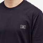 C.P. Company Men's Logo Detail T-Shirt in Total Eclipse