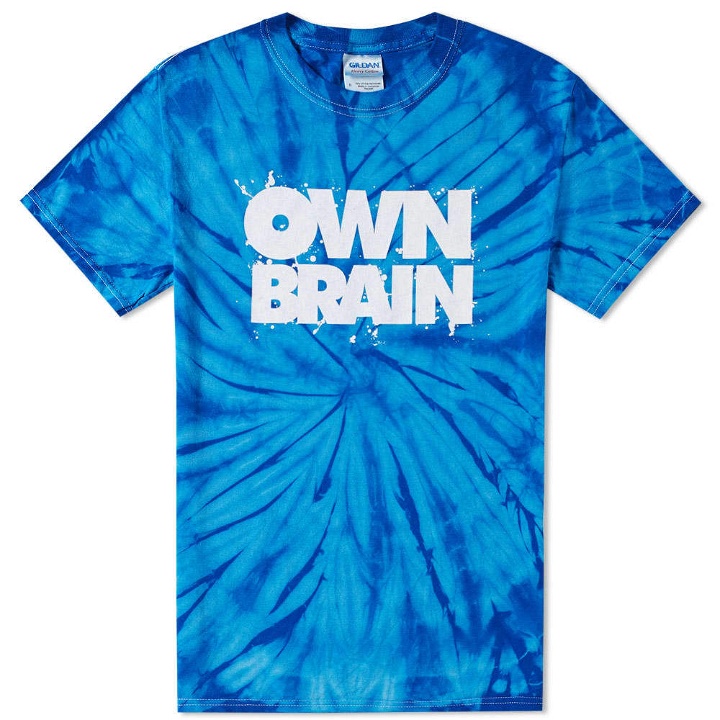 Photo: Own Brain by A.Four Labs Tie Dye Tee Blue