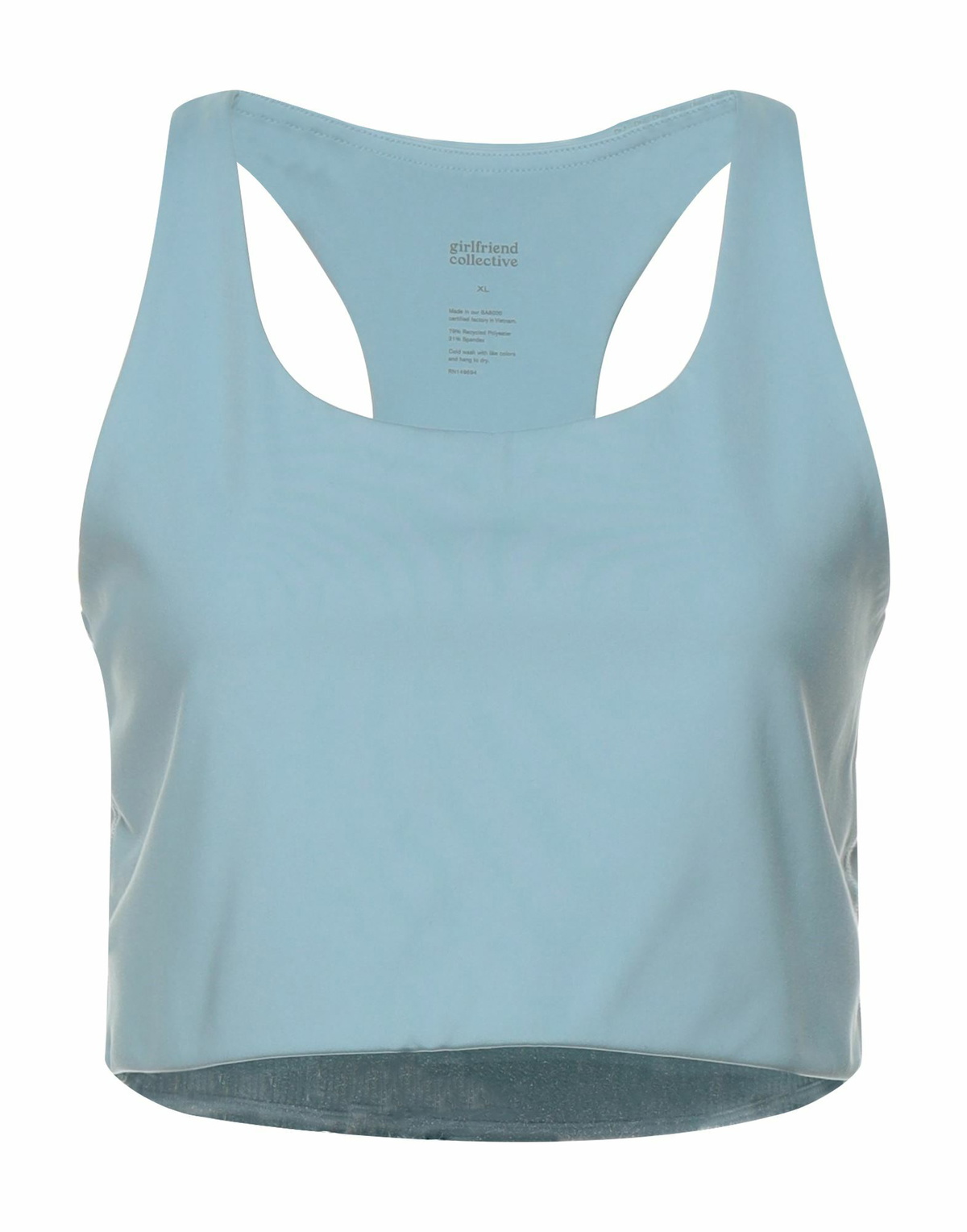 Girlfriend Collective Womens Top Sky in Blue