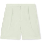 Nanushka - North Organic Stretch Cotton-Blend Shorts - Green