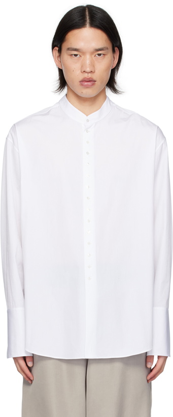 Photo: The Row White Ridley Shirt