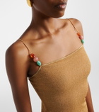 Oséree Lumière beaded minidress