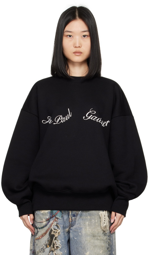 Photo: Jean Paul Gaultier Black 'The Jean Paul Gaultier' Sweatshirt