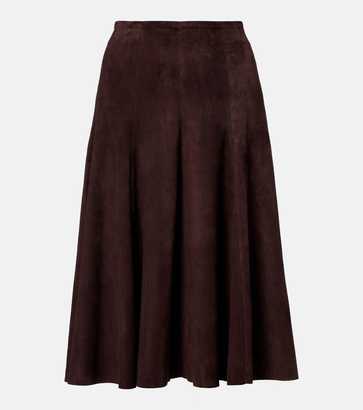 Stouls Suede midi skirt
