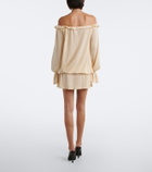 Aya Muse Cryo ruffled minidress