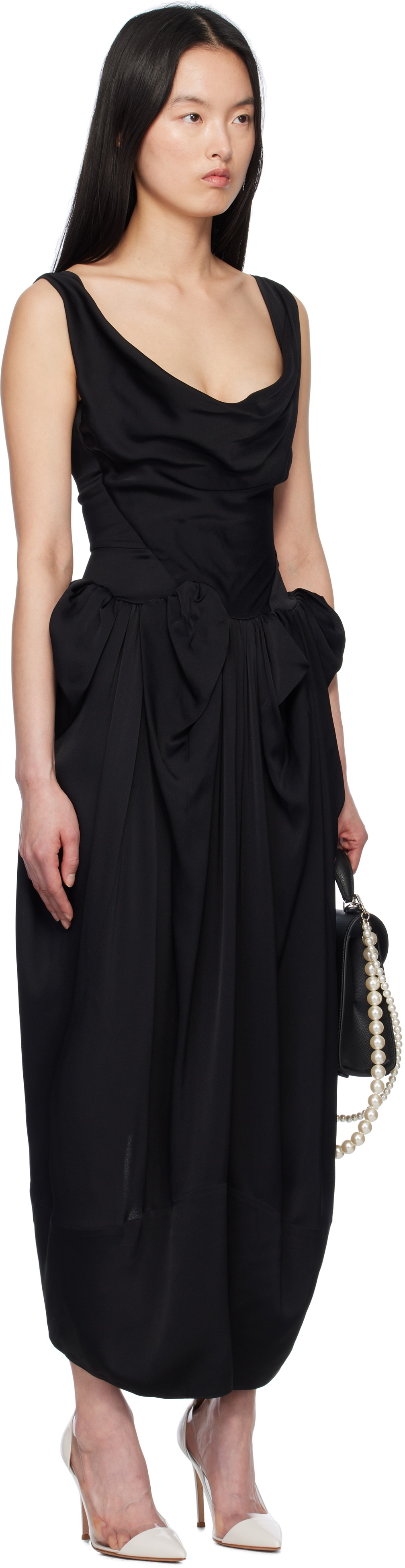 Vivienne Westwood Black Sunday Garden Maxi Dress Vivienne Westwood