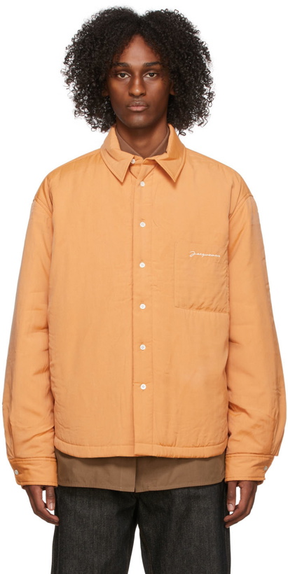Photo: Jacquemus Orange La Montagne 'La Chemise Boulanger' Shirt