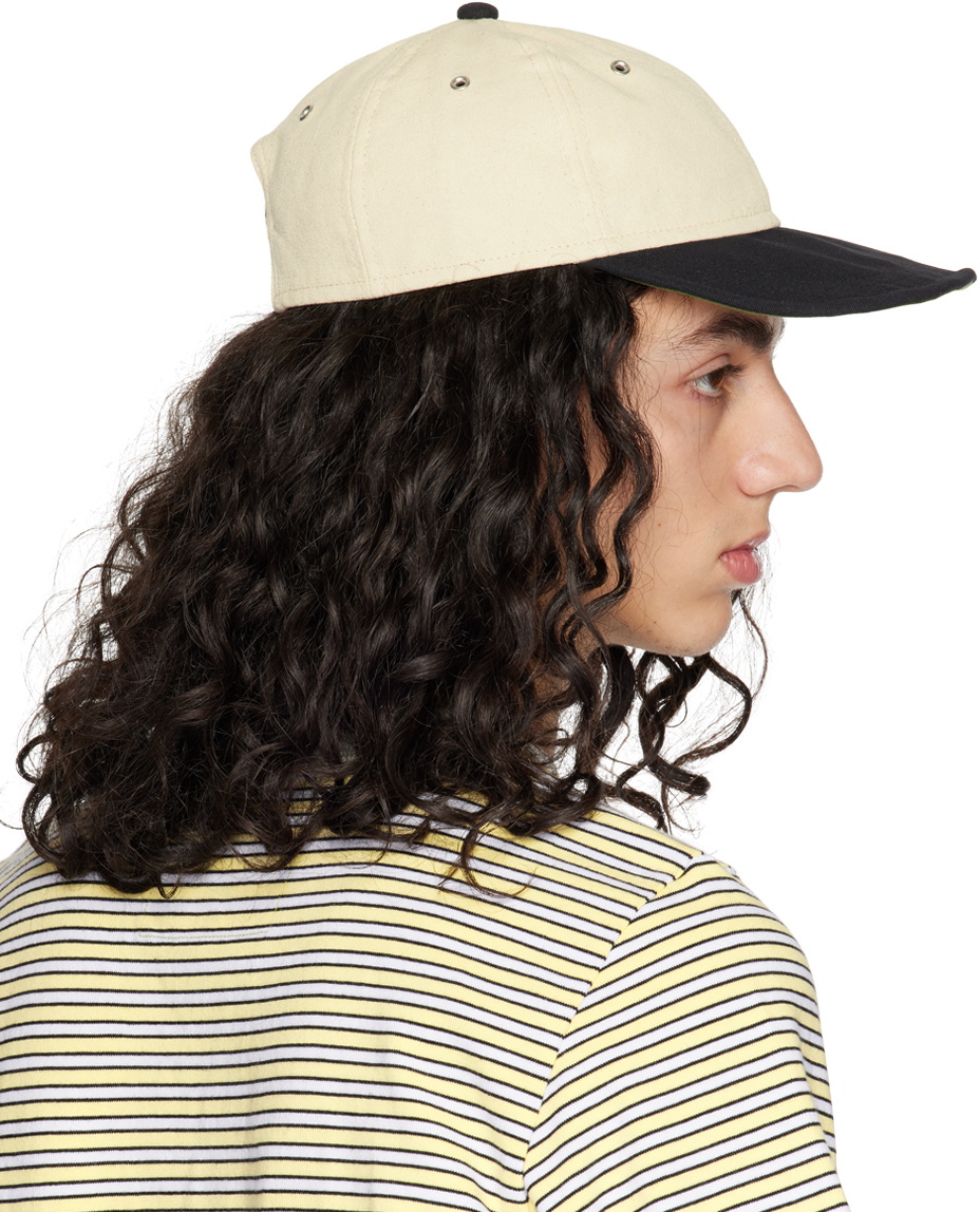 Camiel Fortgens Off-White & Black Elasticized Cap