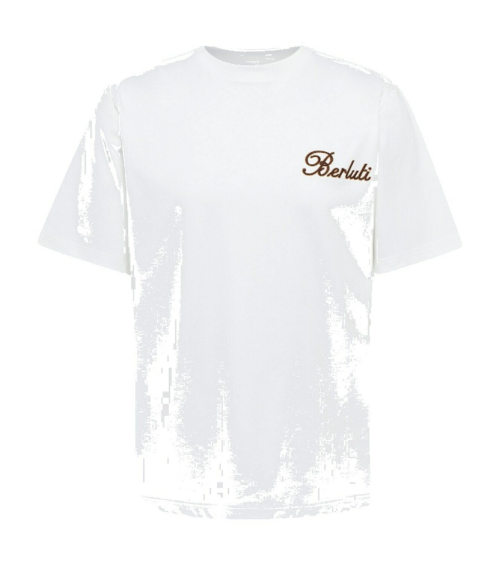 Photo: Berluti Embroidered cotton T-shirt