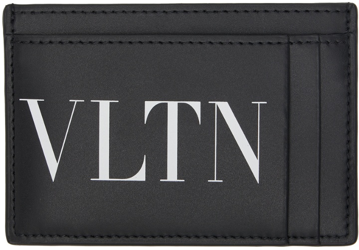 Photo: Valentino Garavani Black 'VLTN' Card Holder
