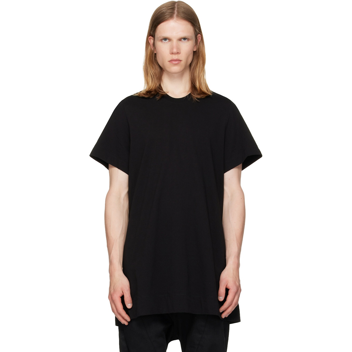 Lad Musician Black Big Flower T-Shirt Lad Musician