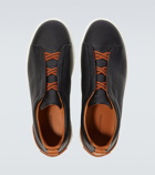 Zegna Triple Stitch leather sneakers