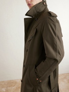 Private White V.C. - The Despatch Rider's Double-Breasted Belted Cotton Trench Coat - Green