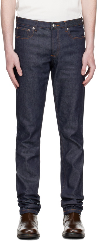 Photo: A.P.C. Navy Petit Standard Jeans