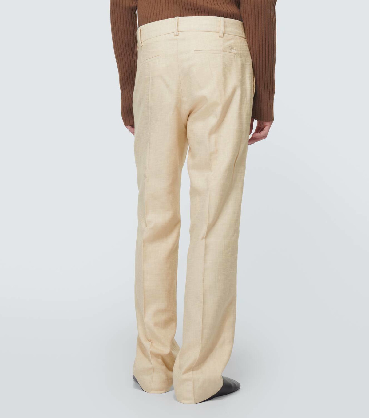 Wales Bonner Paris high-rise straight pants Wales Bonner Wales Bonner Paris high-rise straight pants Wales Bonner