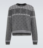 Thom Browne Jacquard merino wool sweater