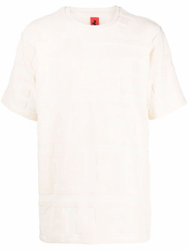 Photo: FERRARI - White Cotton Blend T-shirt