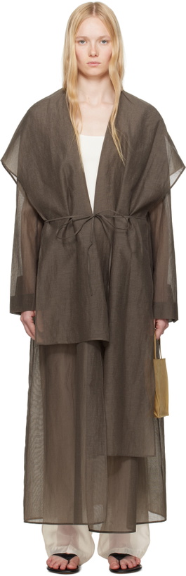 Photo: Ruohan Brown Copperi Trench Coat