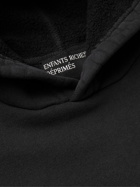 Enfants Riches Déprimés - Logo-Print Cotton-Jersey Hoodie - Black