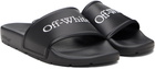 Off-White Black Bookish Slides