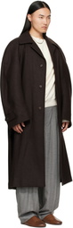 Hed Mayner Brown Twill Coat