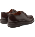 Brunello Cucinelli - Leather Derby Shoes - Dark brown