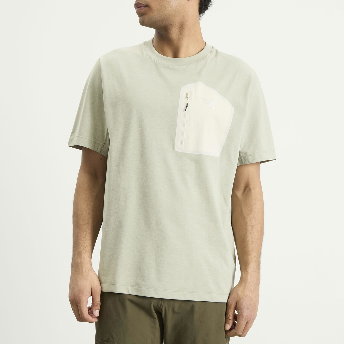 Arc'teryx Men's Konseal Pocket T-Shirt in Habitat/Sea Salt