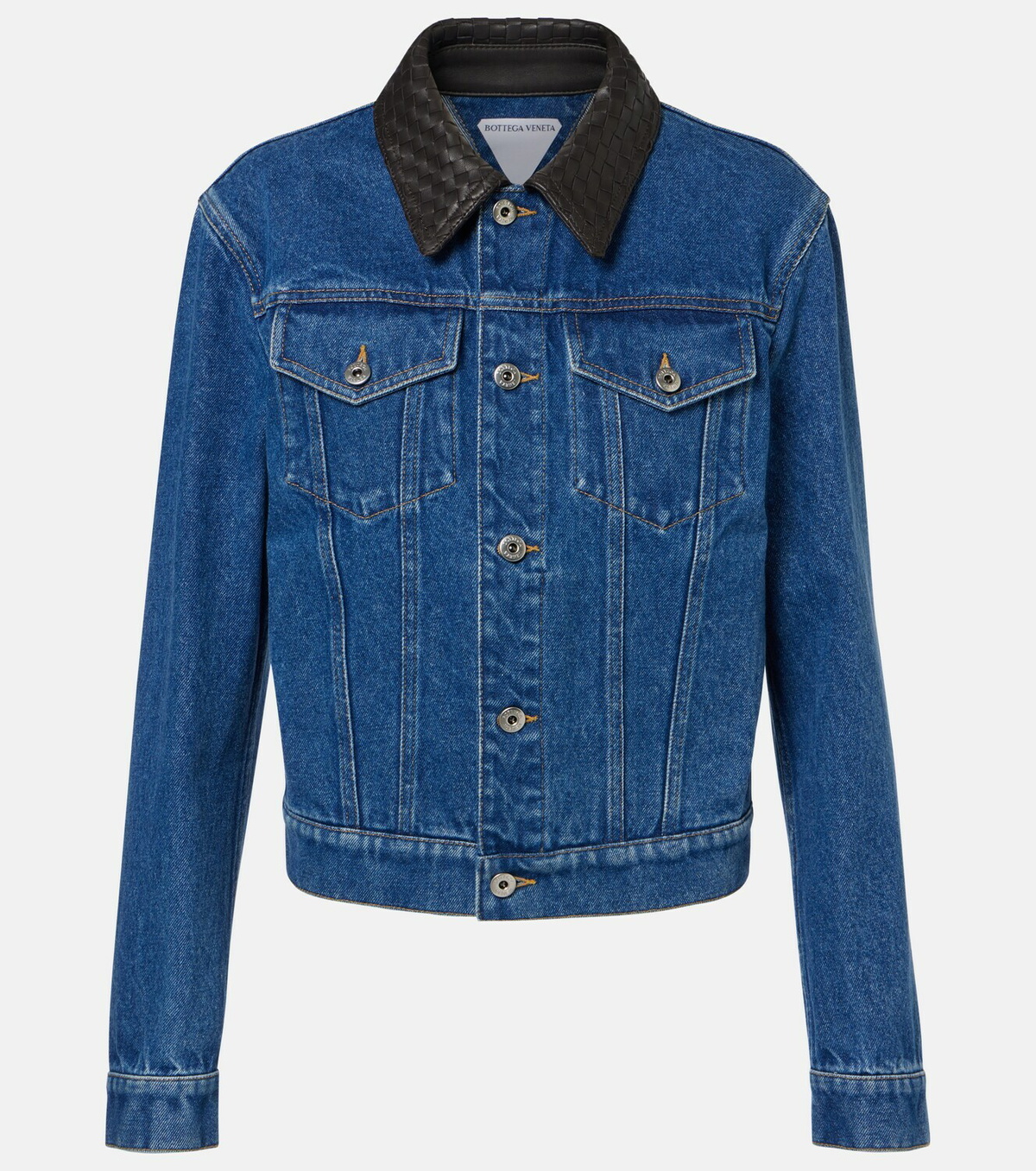 Bottega Veneta Intrecciato denim jacket