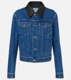 Bottega Veneta Intrecciato denim jacket