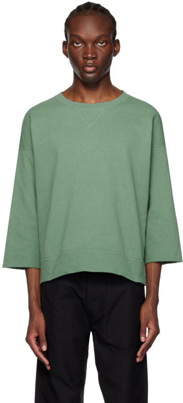Photo: visvim Green Ultimate Jumbo Sweatshirt