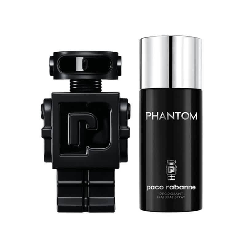 Paco Rabanne Mens Phantom Parfum Gift Set Fragrances 3349668635481