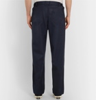 Comme des Garçons SHIRT - Navy Wide-Leg Wool-Gabardine Trousers - Navy