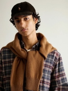 Polo Ralph Lauren - Full-Grain Leather-Trimmed Logo-Embroidered Cotton-Corduroy Baseball Cap