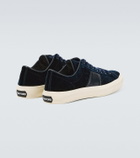 Tom Ford Cambridge velvet low-top sneakers