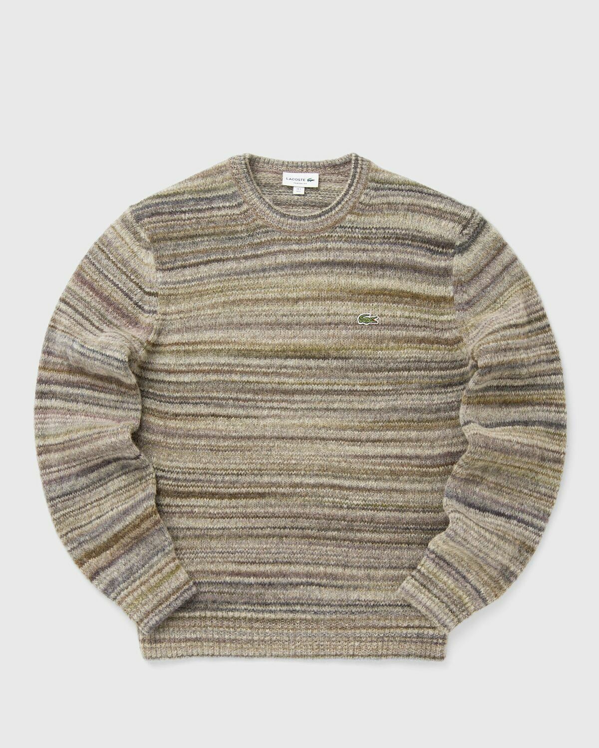 Lacoste KNIT SWEATERS Brown Mens Pullover