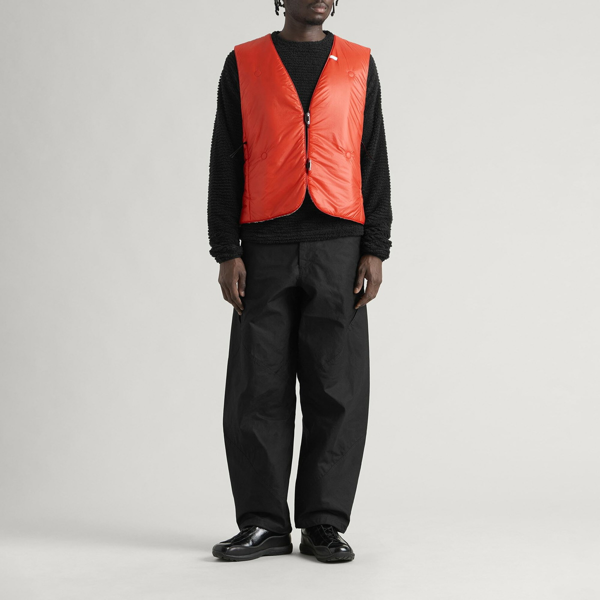 Goldwin Men's 0 Synthetic Insulated Vest in Scarlet