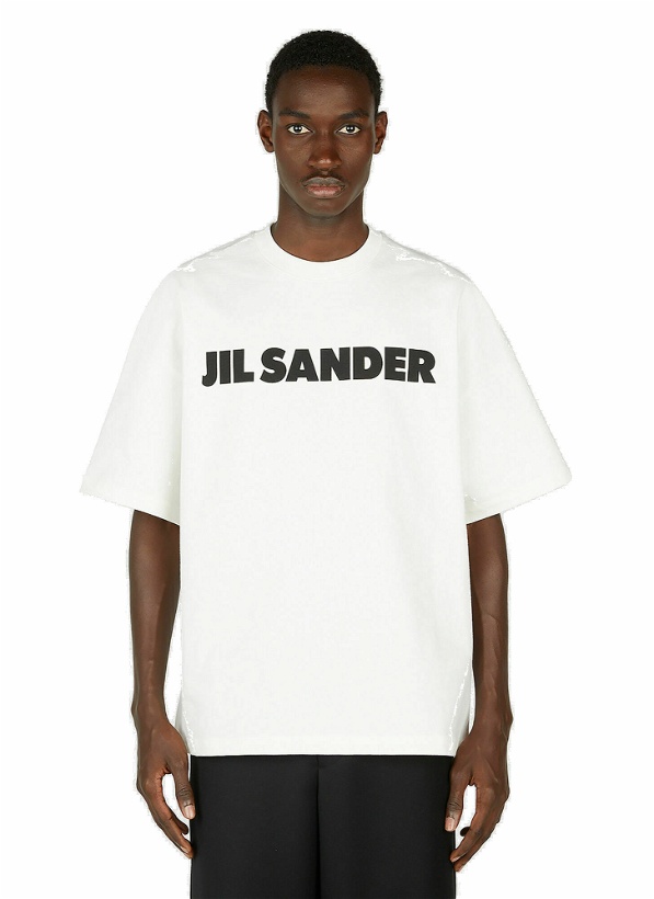 Photo: Jil Sander - Logo Print T-Shirt in White