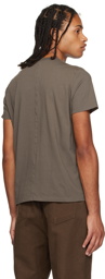 Rick Owens Gray Short Level T-Shirt