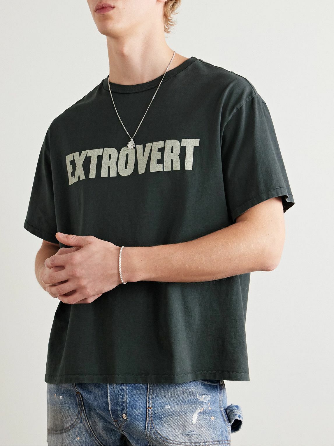 Gallery Dept. - Intro/Extro Reversible Printed Cotton-Jersey T-Shirt ...