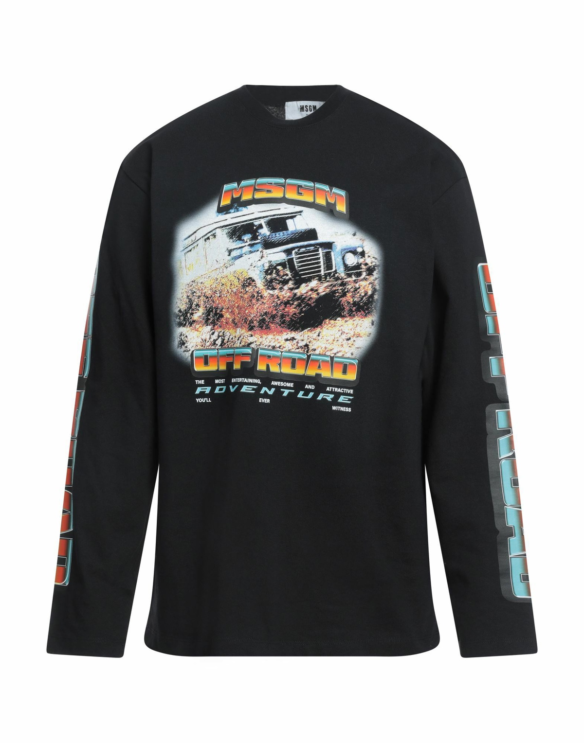 Msgm Mens T-shirt in Black