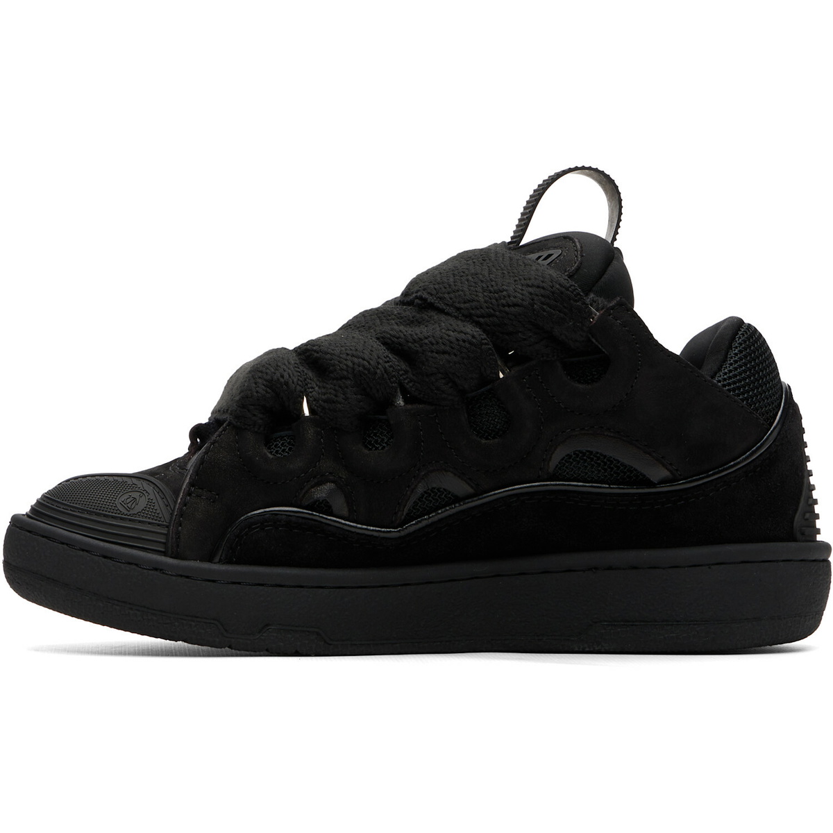 Lanvin Black Curb Sneakers