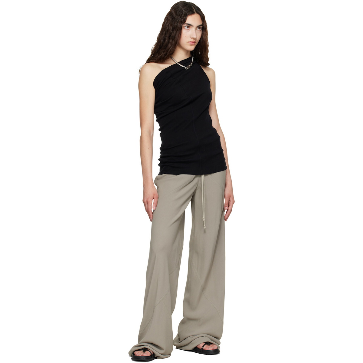 Rick Owens Black Tower Athena Top