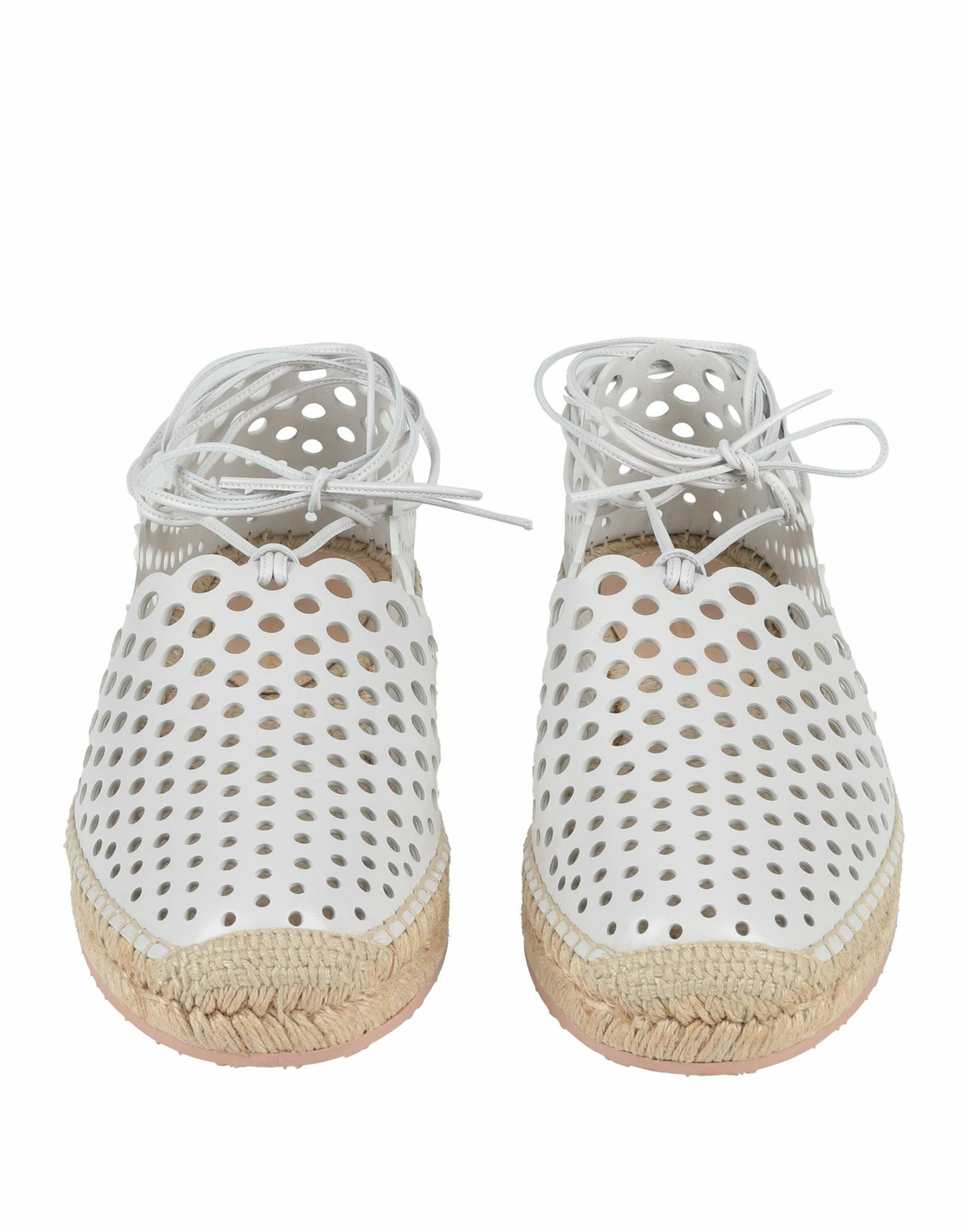 Gianvito Rossi Womens Espadrilles in White