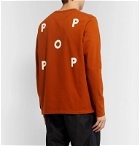 Pop Trading Company - Logo-Print Cotton Jersey T-Shirt - Orange