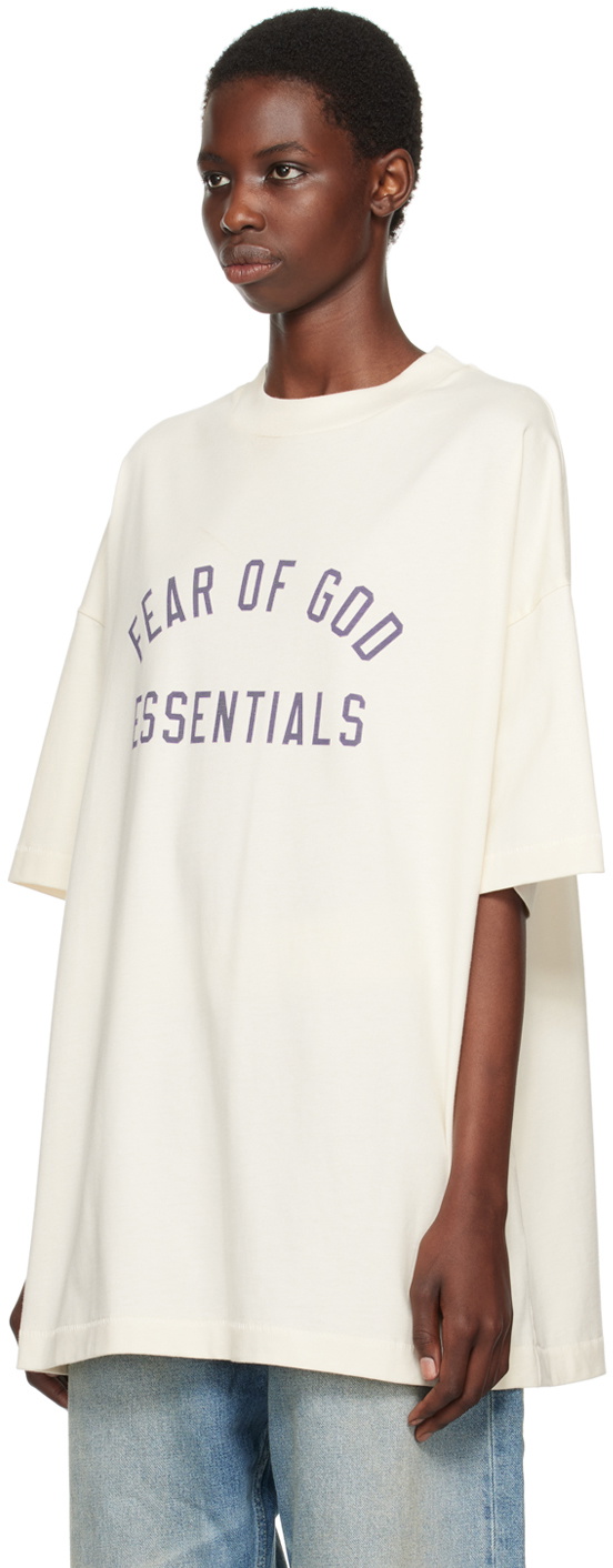 Fear of God ESSENTIALS Off-White Crewneck T-Shirt
