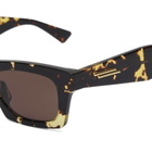 Bottega Veneta Eyewear Bottega Veneta BV1457S Sunglasses in Havana/Brown 