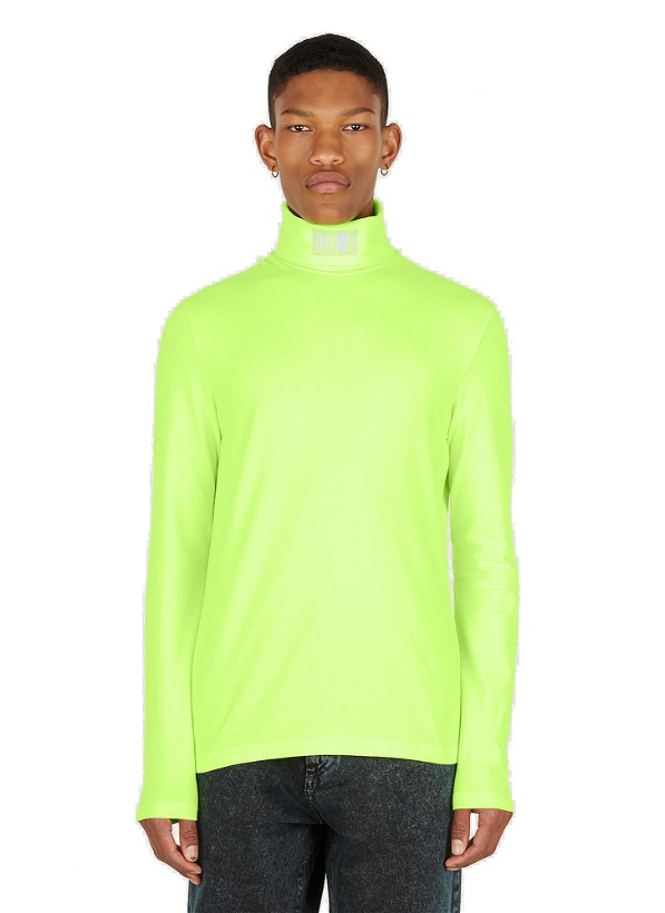 Photo: Barcode Turtleneck Top in Yellow
